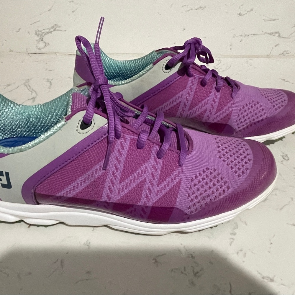 Purple Foot Joy Womens Golf Shoes